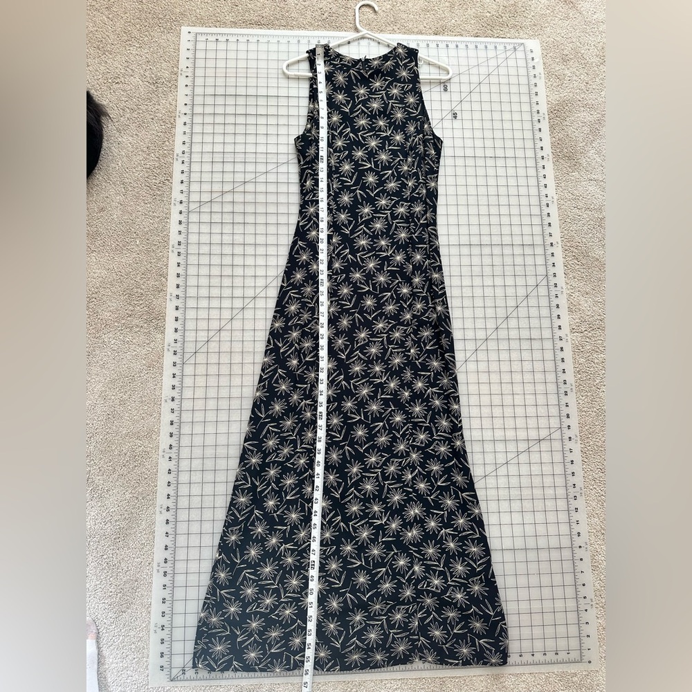 Karen Kane Black Floral Maxi Dress size 8 wedding guest ready